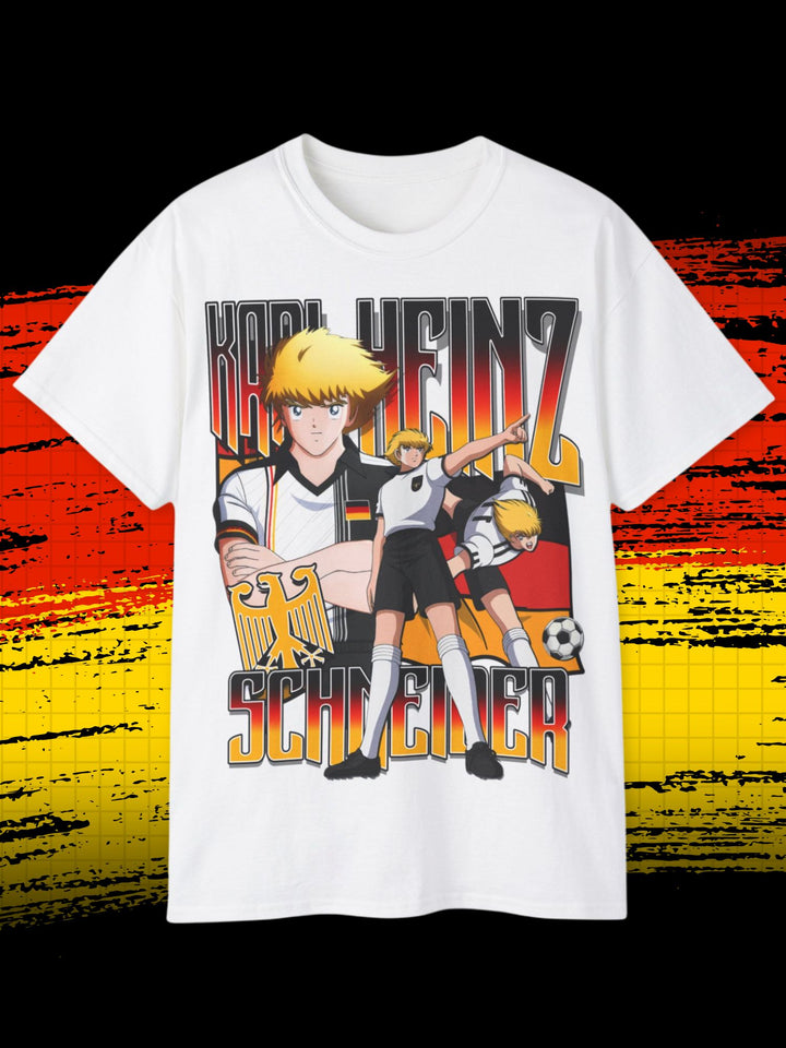 KARL-HEINZ SCHNEIDER | DIE TOLLEN FUßBALLSTARS | TSUBASA | T-SHIRT