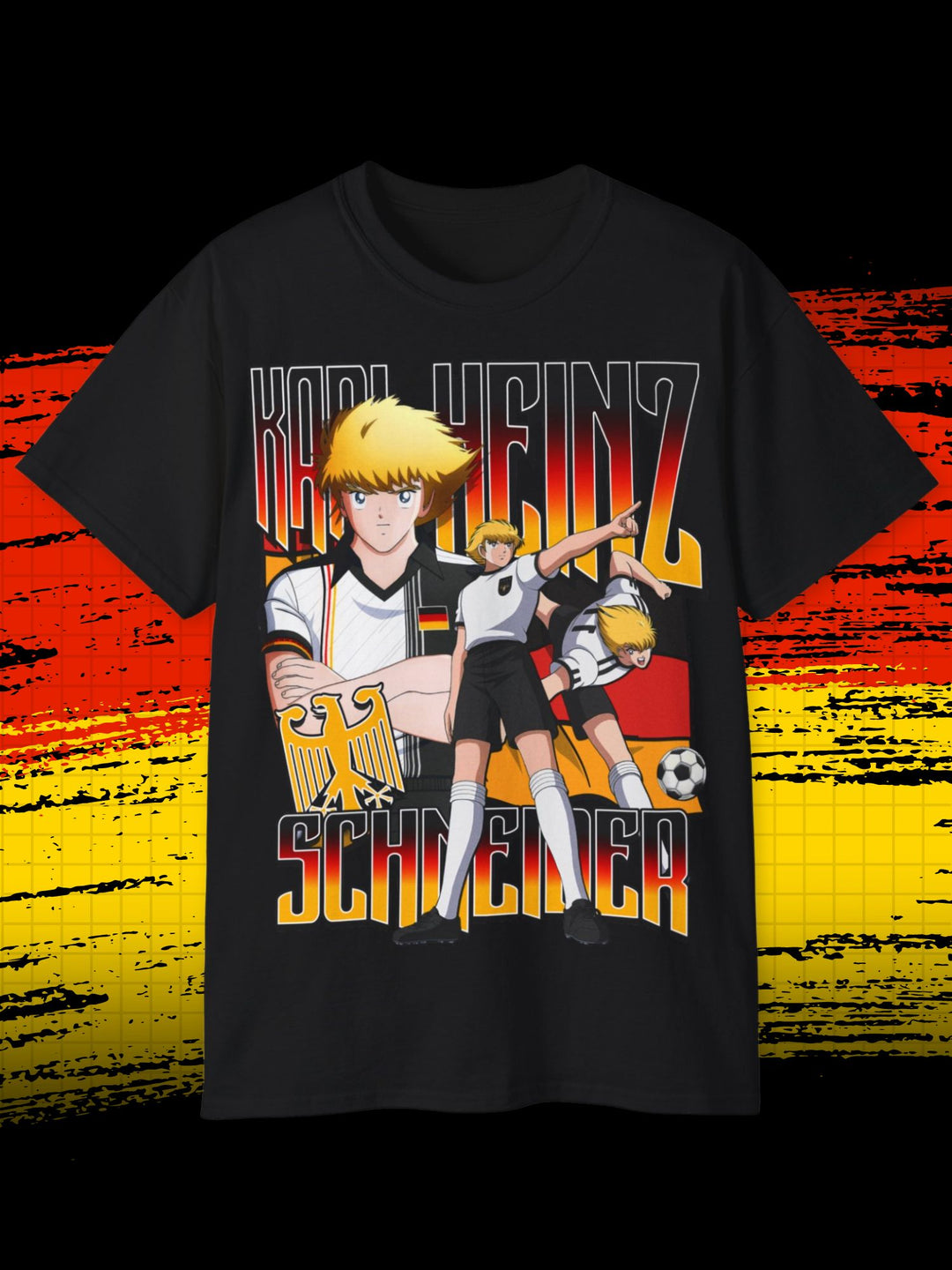 KARL-HEINZ SCHNEIDER | DIE TOLLEN FUßBALLSTARS | TSUBASA | T-SHIRT