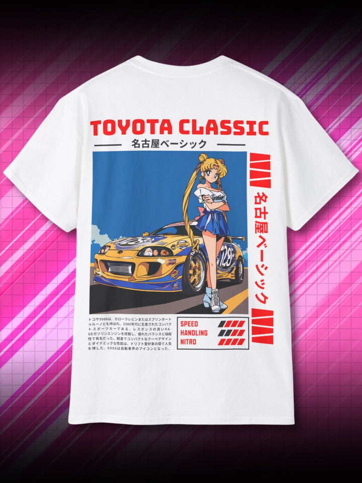 TOYOTA SUPRA CLASSIC | SAILOR MOON | T-SHIRT