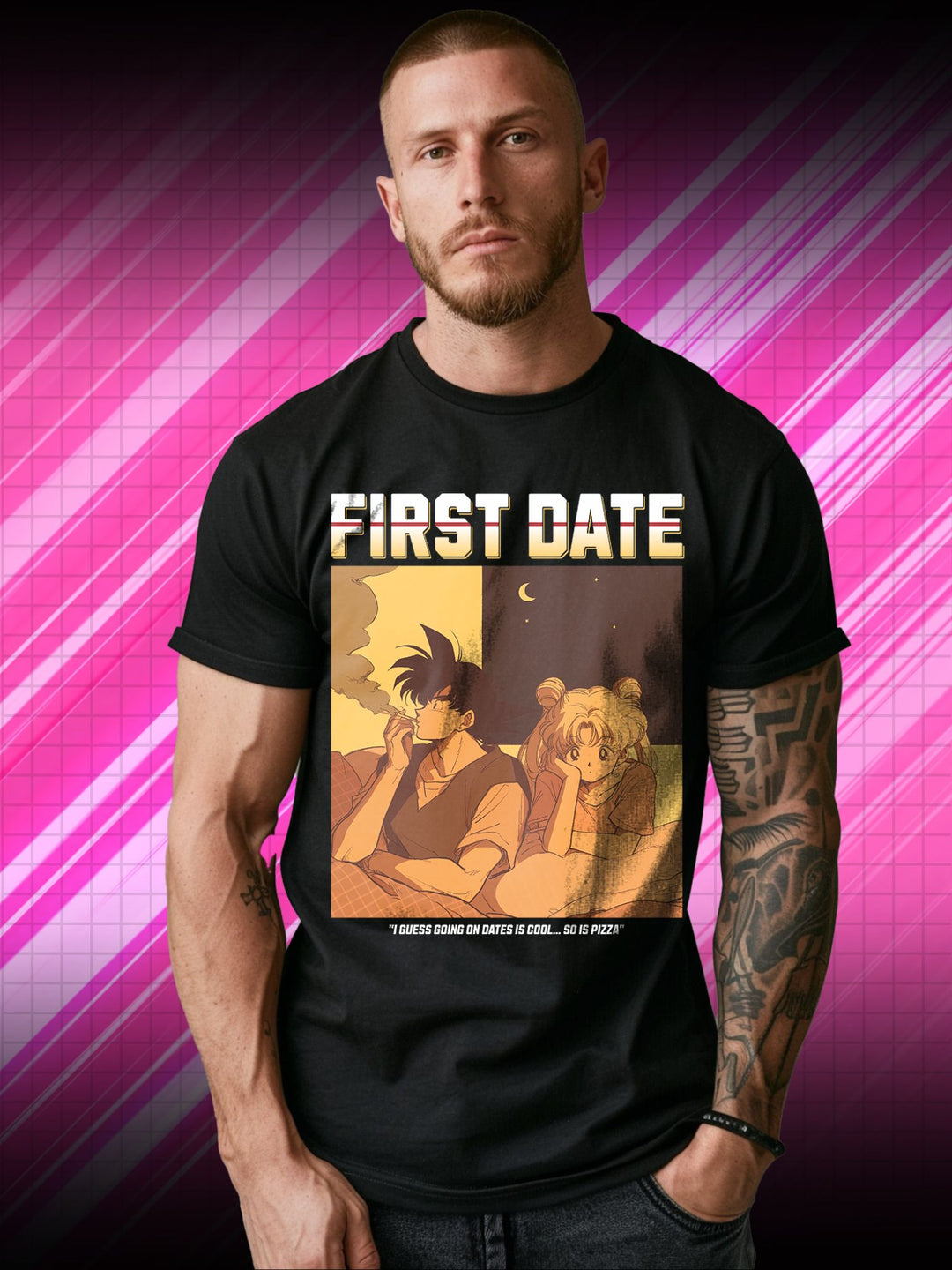 FIRST DATE | SON GOKU SAILOR MOON | T-SHIRT