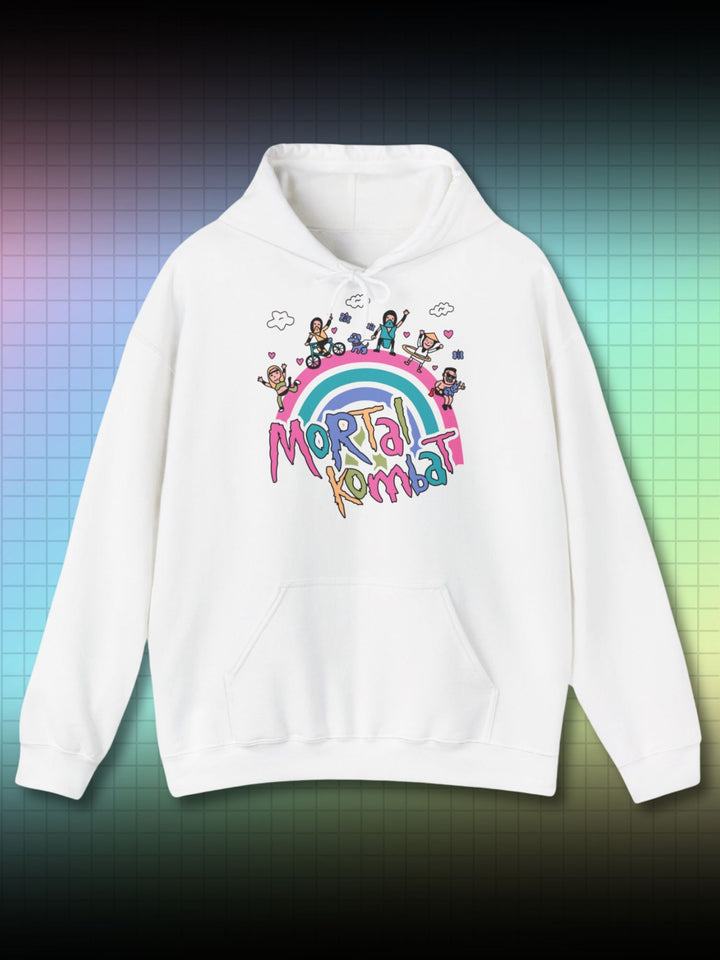 CUTE RAINBOW PARTY | MORTAL KOMBAT | RETRO HOODIE