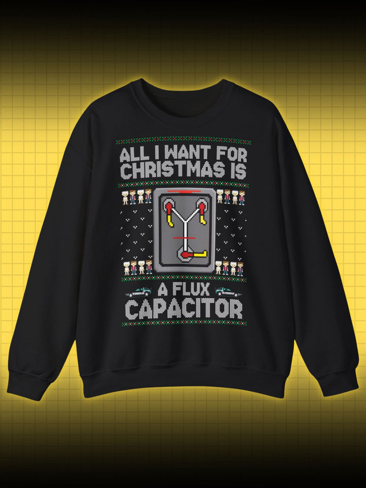 UGLY CHRISTMAS SWEATER ZURÜCK IN DIE ZUKUNFT | FLUX CAPACITOR BACK TO THE FUTURE | SWEATSHIRT