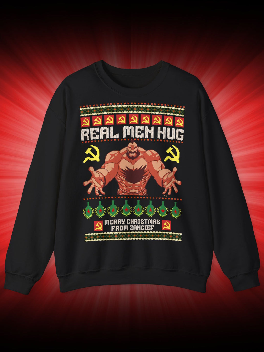 UGLY STREET FIGHTER CHRISTMAS SWEATER | ZANGIEF | SWEATSHIRT