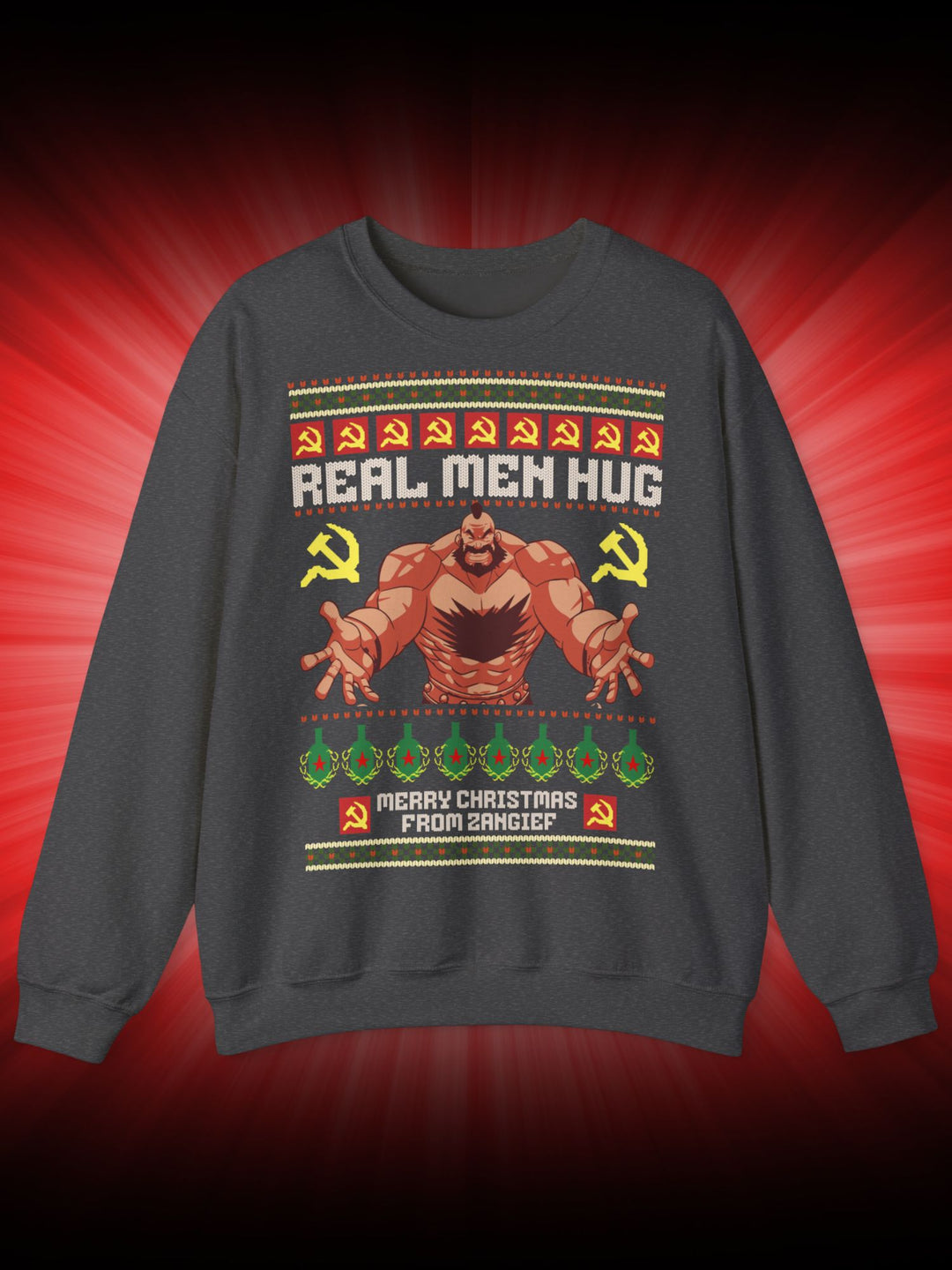 UGLY STREET FIGHTER CHRISTMAS SWEATER | ZANGIEF | SWEATSHIRT