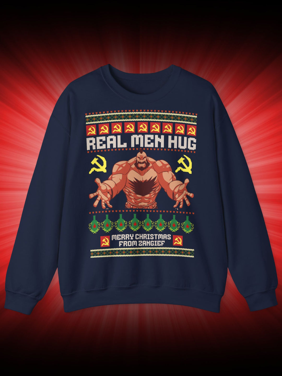 UGLY STREET FIGHTER CHRISTMAS SWEATER | ZANGIEF | SWEATSHIRT