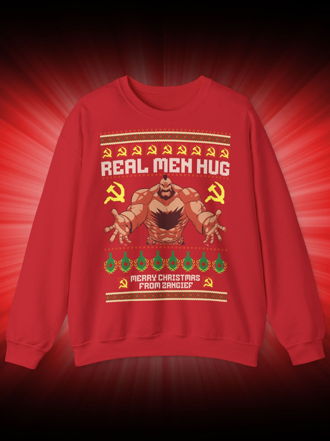 UGLY STREET FIGHTER CHRISTMAS SWEATER | ZANGIEF | SWEATSHIRT