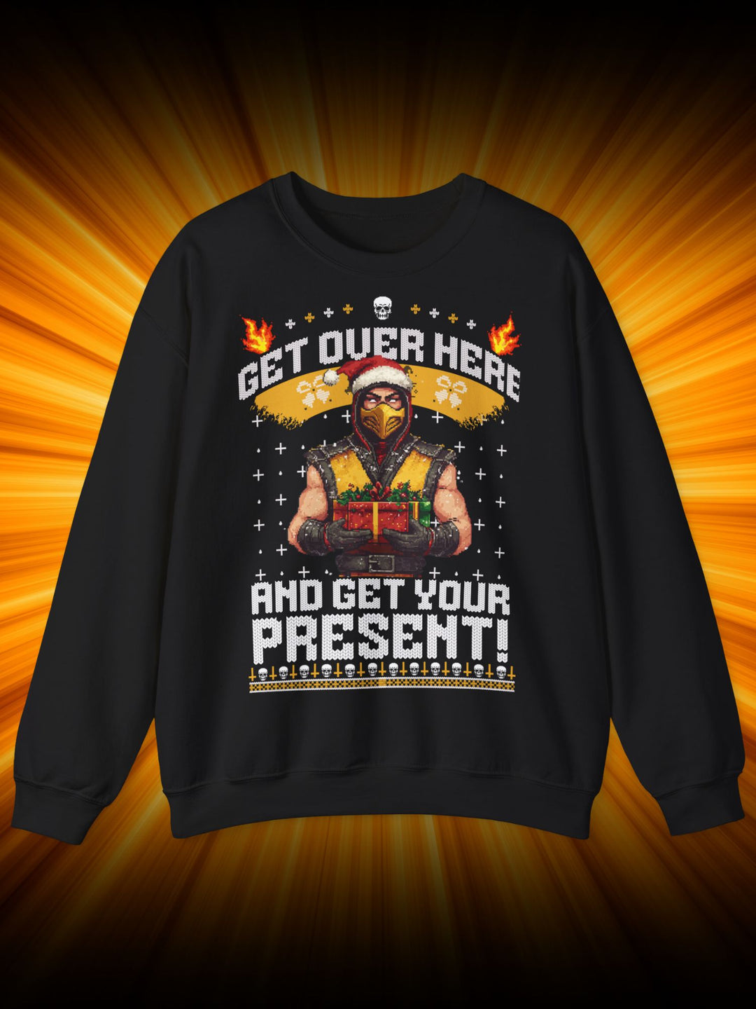 UGLY MORTAL KOMBAT CHRISTMAS SWEATER | SCORPION | SWEATSHIRT