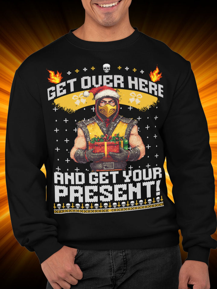 UGLY MORTAL KOMBAT CHRISTMAS SWEATER | SCORPION | SWEATSHIRT