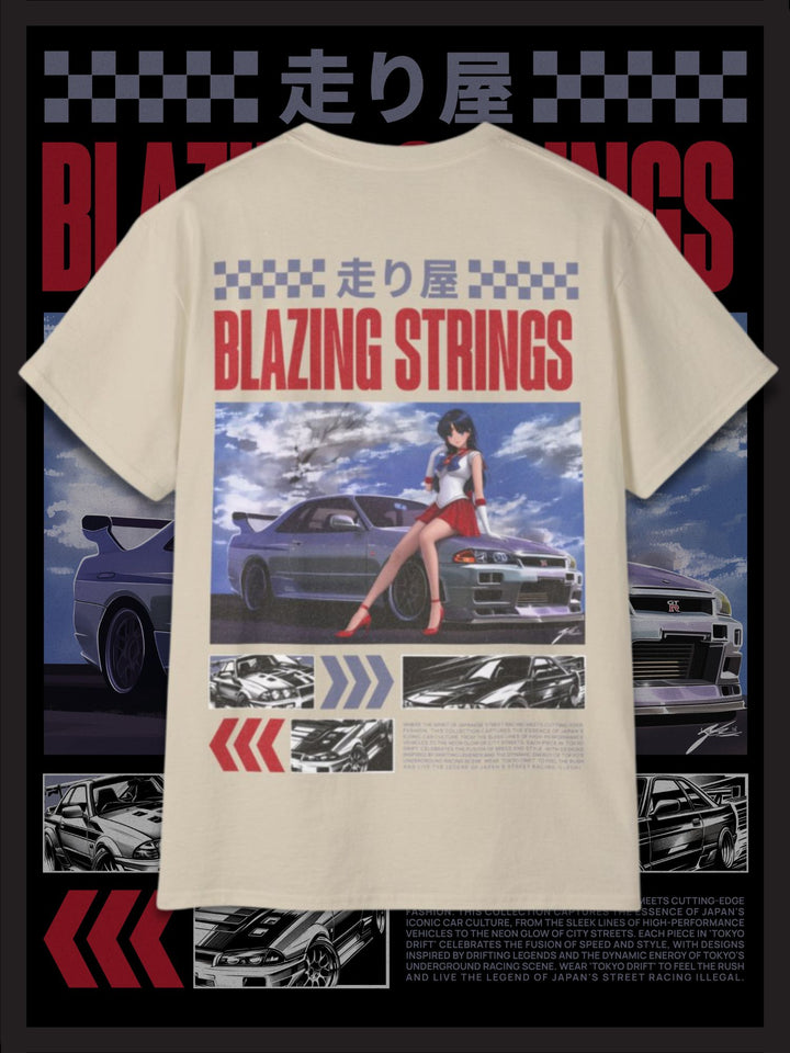 BLAZING STRINGS | SAILOR MARS| T-SHIRT