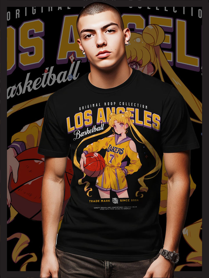 LOS ANGELES NBA BASKETBALL SAILOR MOON | T-Shirt