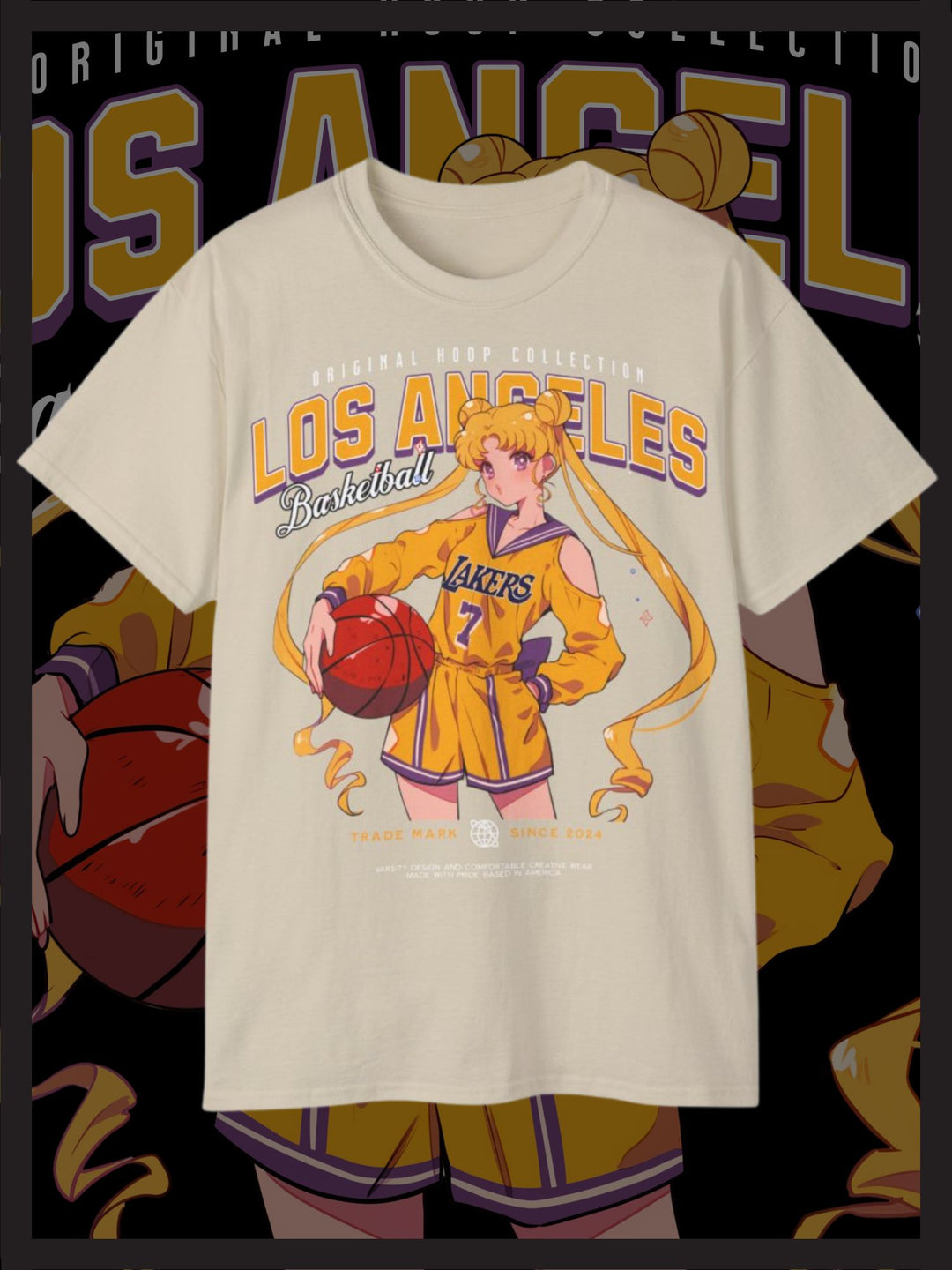 LOS ANGELES NBA BASKETBALL SAILOR MOON | T-Shirt