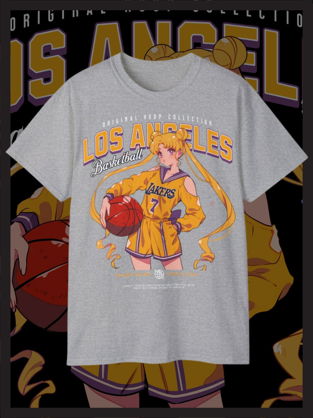 LOS ANGELES NBA BASKETBALL SAILOR MOON | T-Shirt