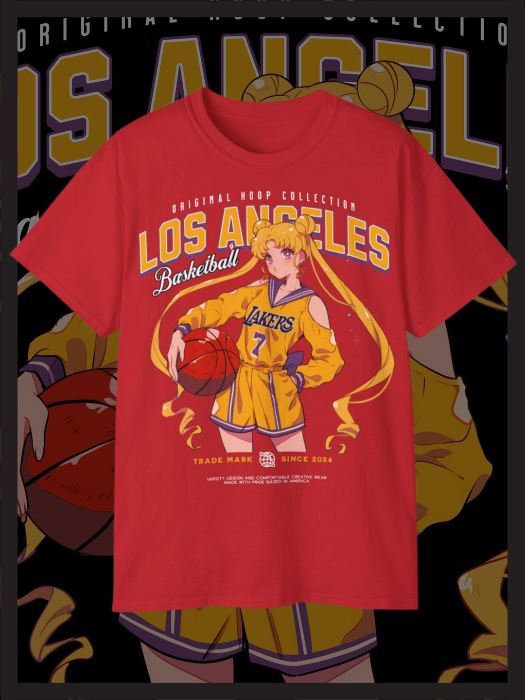 LOS ANGELES NBA BASKETBALL SAILOR MOON | T-Shirt