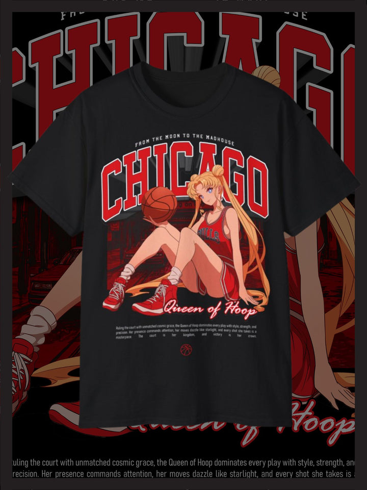 CHICAGO CITY NBA BASKETBALL SAILOR MOON | T-Shirt