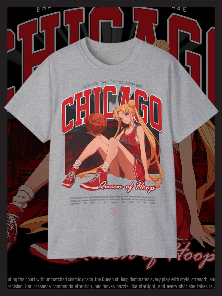 CHICAGO CITY NBA BASKETBALL SAILOR MOON | T-Shirt