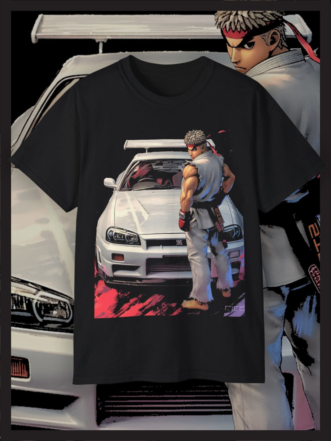 RYU GTR34 SKYLINE GODZILLA | T-SHIRT