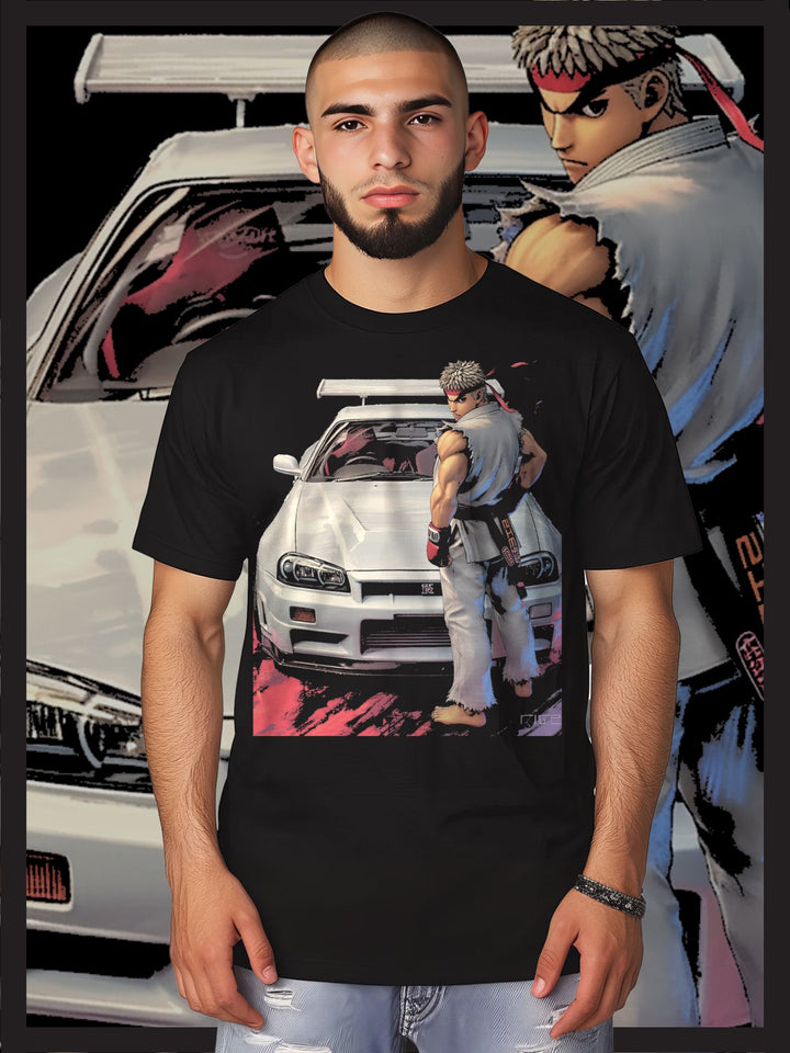 RYU GTR34 SKYLINE GODZILLA | T-SHIRT