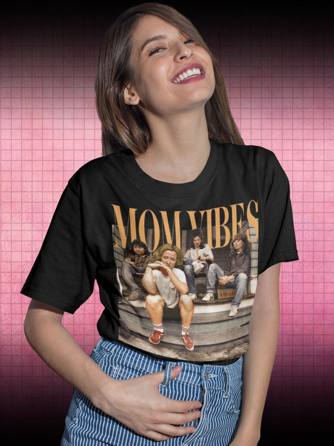 MOM VIBES | 90ER SERIEN MOMS | T-SHIRT - DRAMAMONKS