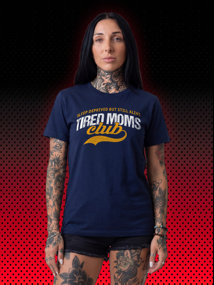 TIRED MOMS CLUB | FRAUEN T-SHIRT zum Muttertag - DRAMAMONKS