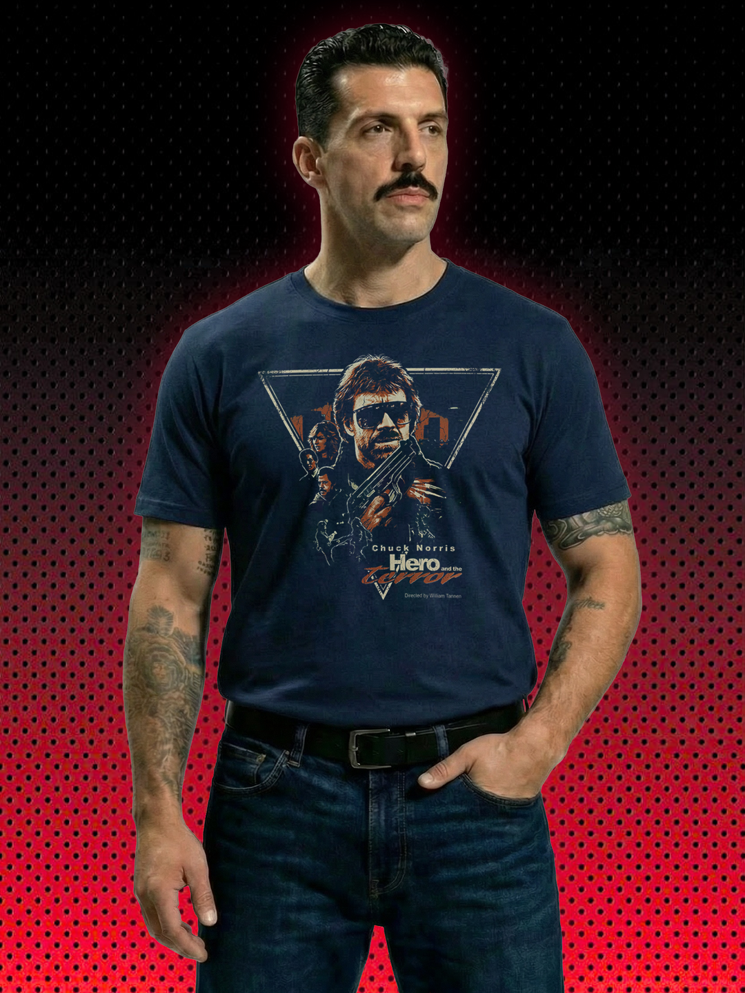 CHUC NORRIS HERO AND THE TERROR | T-SHIRT