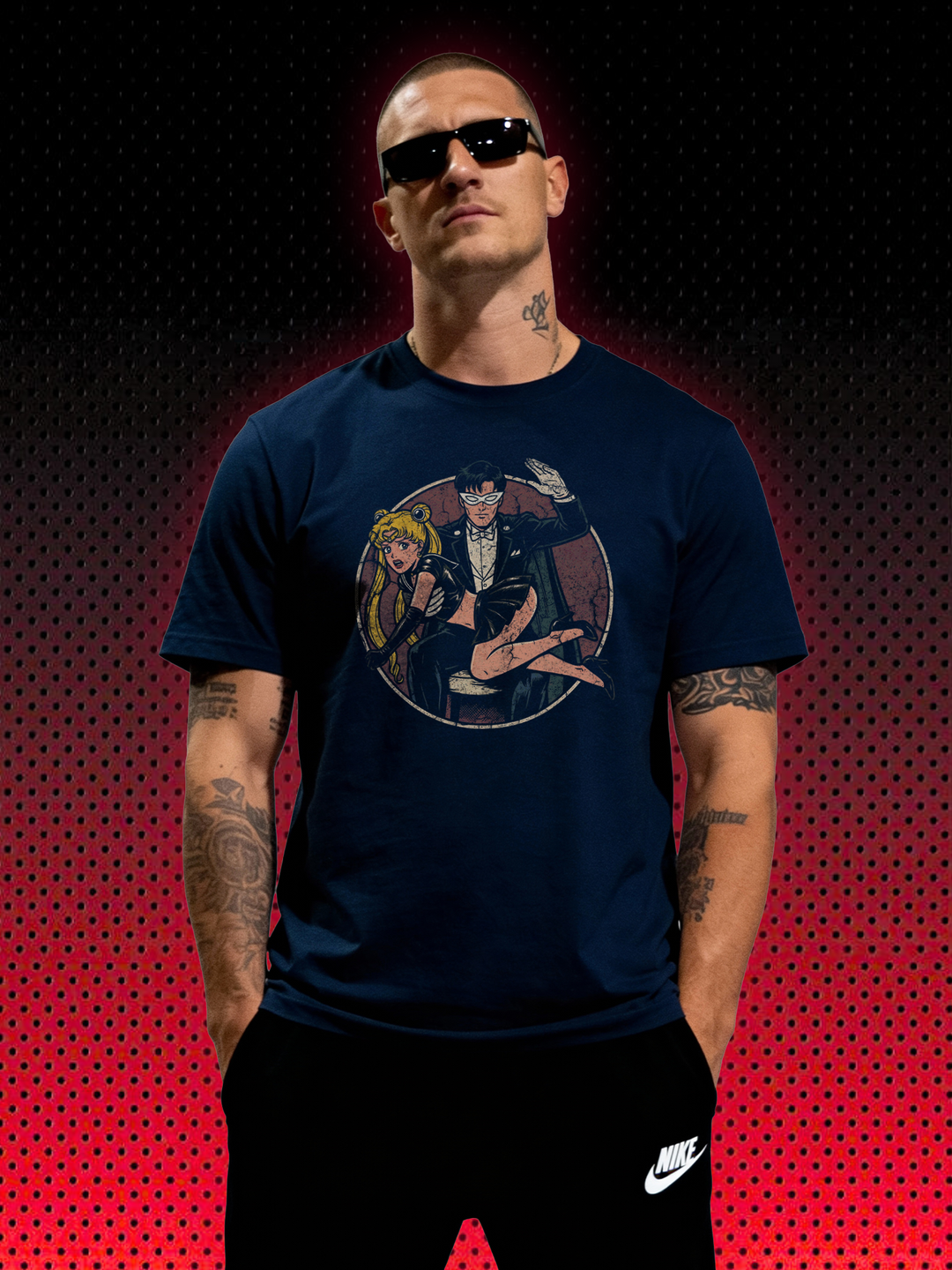 ANIME GIRL TUXEDO MOON PUNISH | T-SHIRT