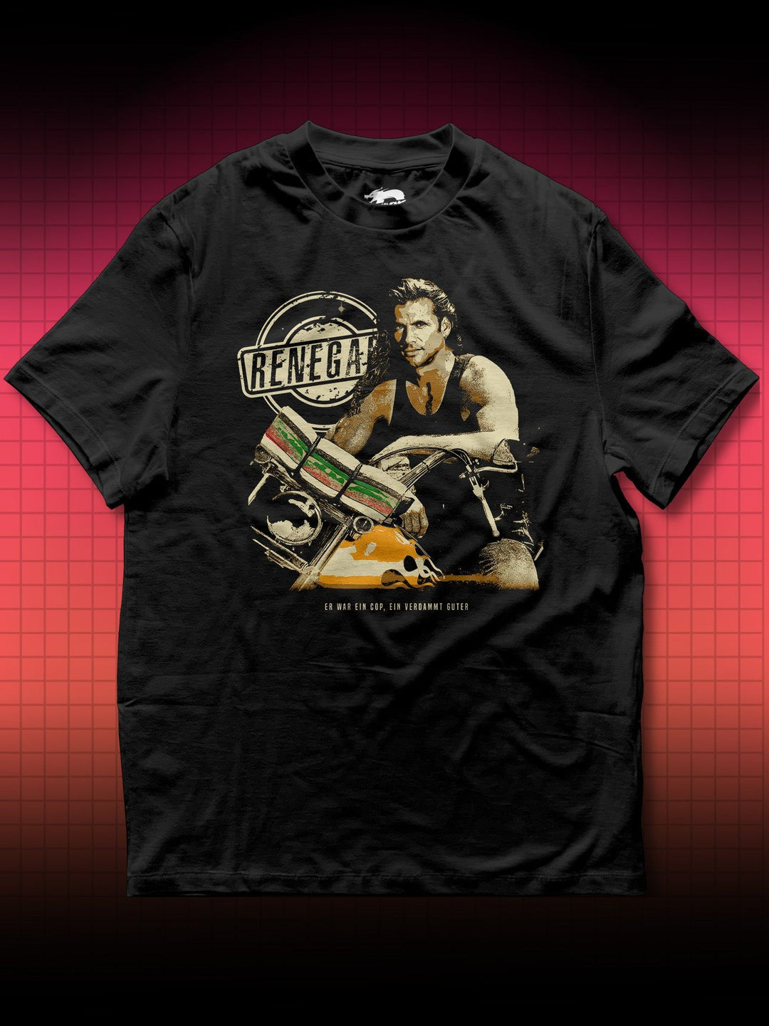 RENEGADE | LORENZO LAMAS | T-SHIRT - DRAMAMONKS