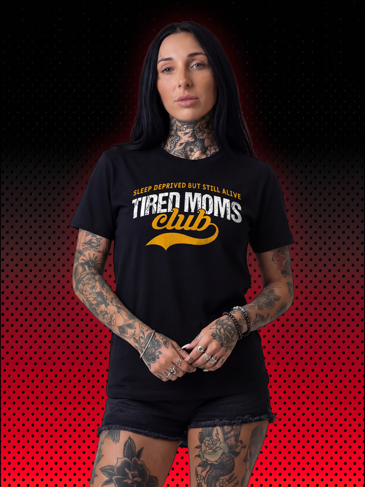 TIRED MOMS CLUB | FRAUEN T-SHIRT zum Muttertag - DRAMAMONKS