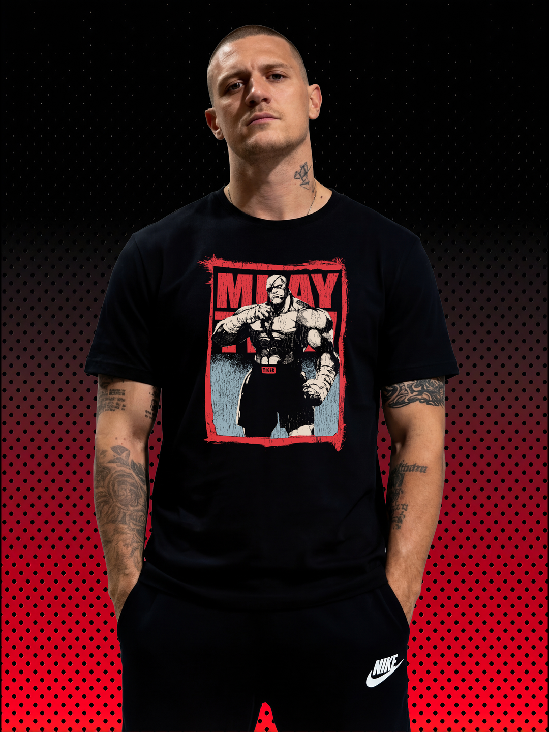 Muay Thai Sagat | Street Fighter Tiger Legend T-Shirt