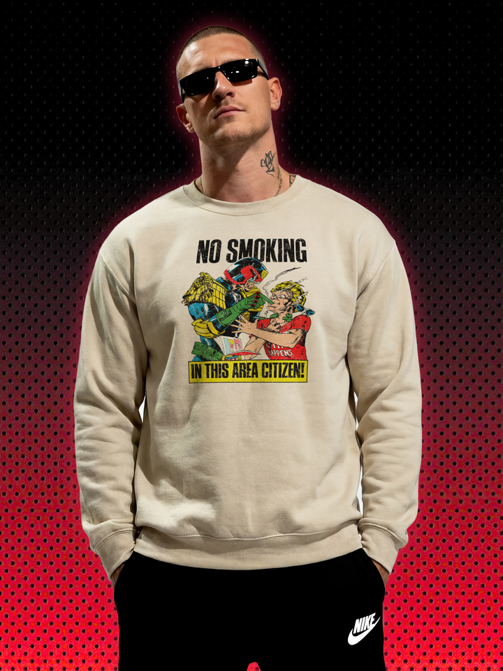 NO SMOKING ALLOWED JUDGE DREDD | SWEATSHIRT & HOODIE