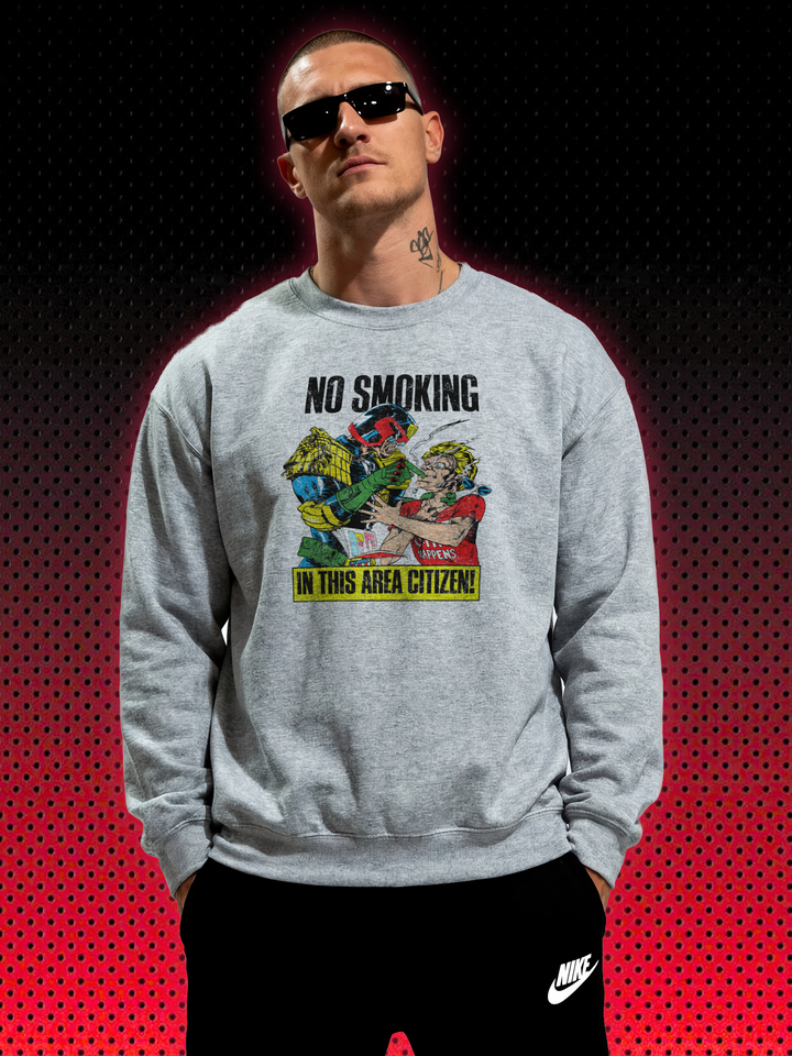 NO SMOKING ALLOWED JUDGE DREDD | SWEATSHIRT & HOODIE