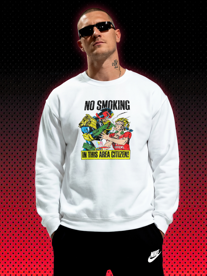 NO SMOKING ALLOWED JUDGE DREDD | SWEATSHIRT & HOODIE