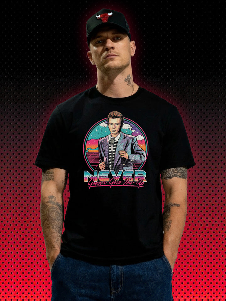 NEVER GONNA GIVE YOU UP RICK STLEY | T-SHIRT