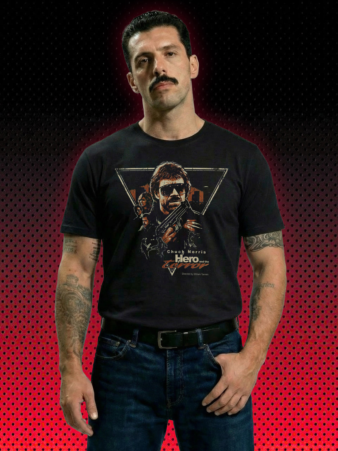 CHUC NORRIS HERO AND THE TERROR | T-SHIRT