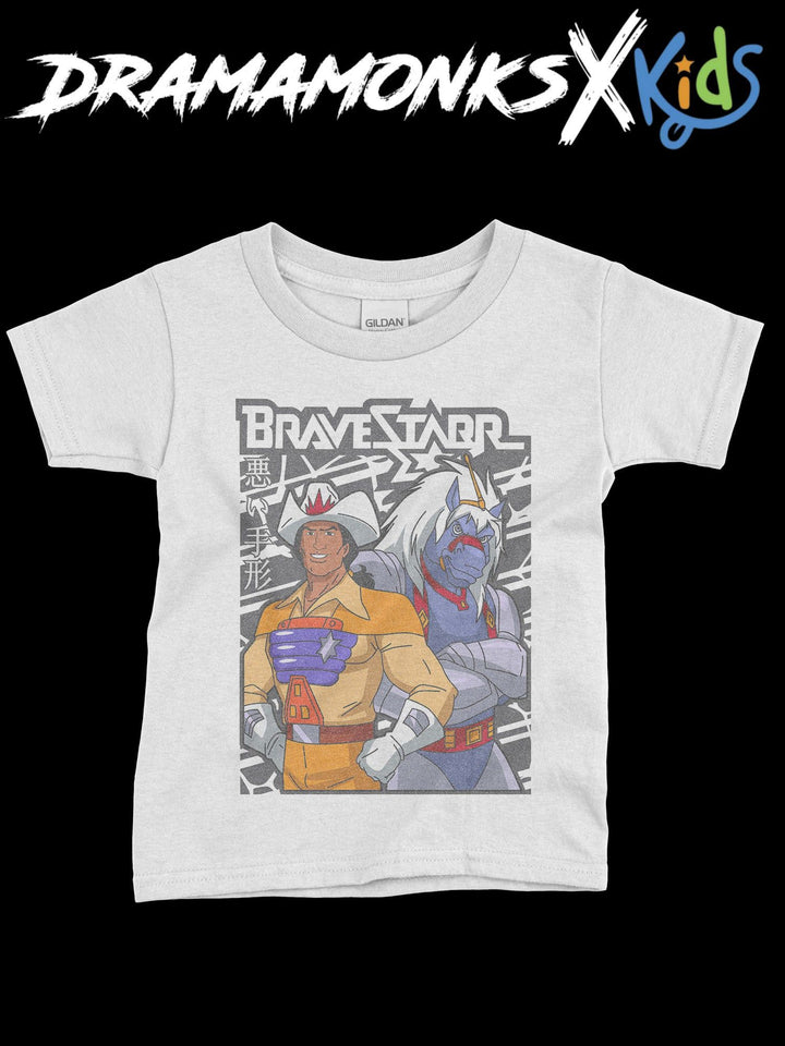 T-SHIRT FÜR KINDER "BRAVESTARR" - DRAMAMONKS