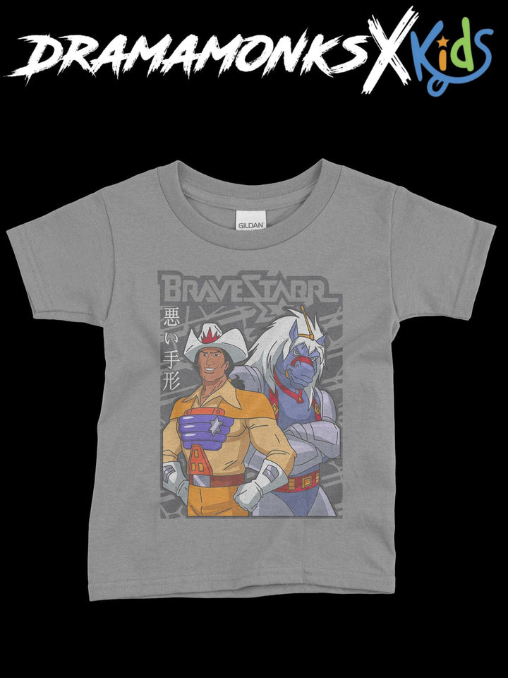 T-SHIRT FÜR KINDER "BRAVESTARR" - DRAMAMONKS