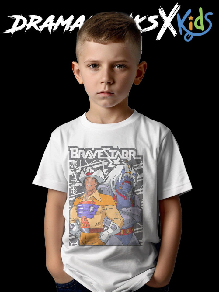 T-SHIRT FÜR KINDER "BRAVESTARR" - DRAMAMONKS