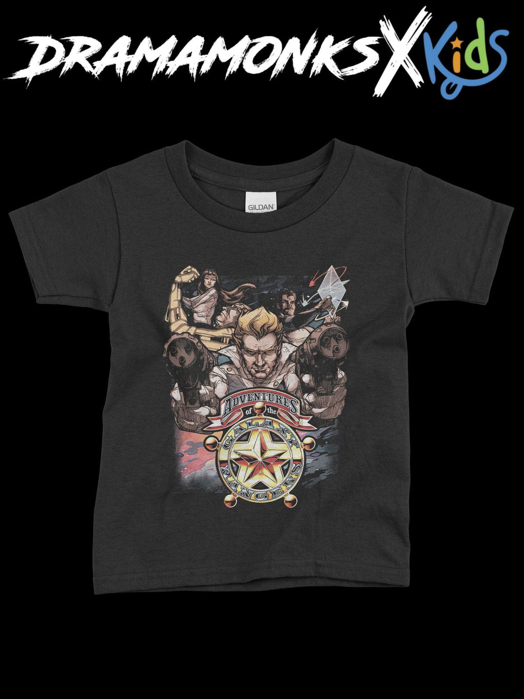 T-SHIRT FÜR KINDER "GALAXY RANGERS" - DRAMAMONKS