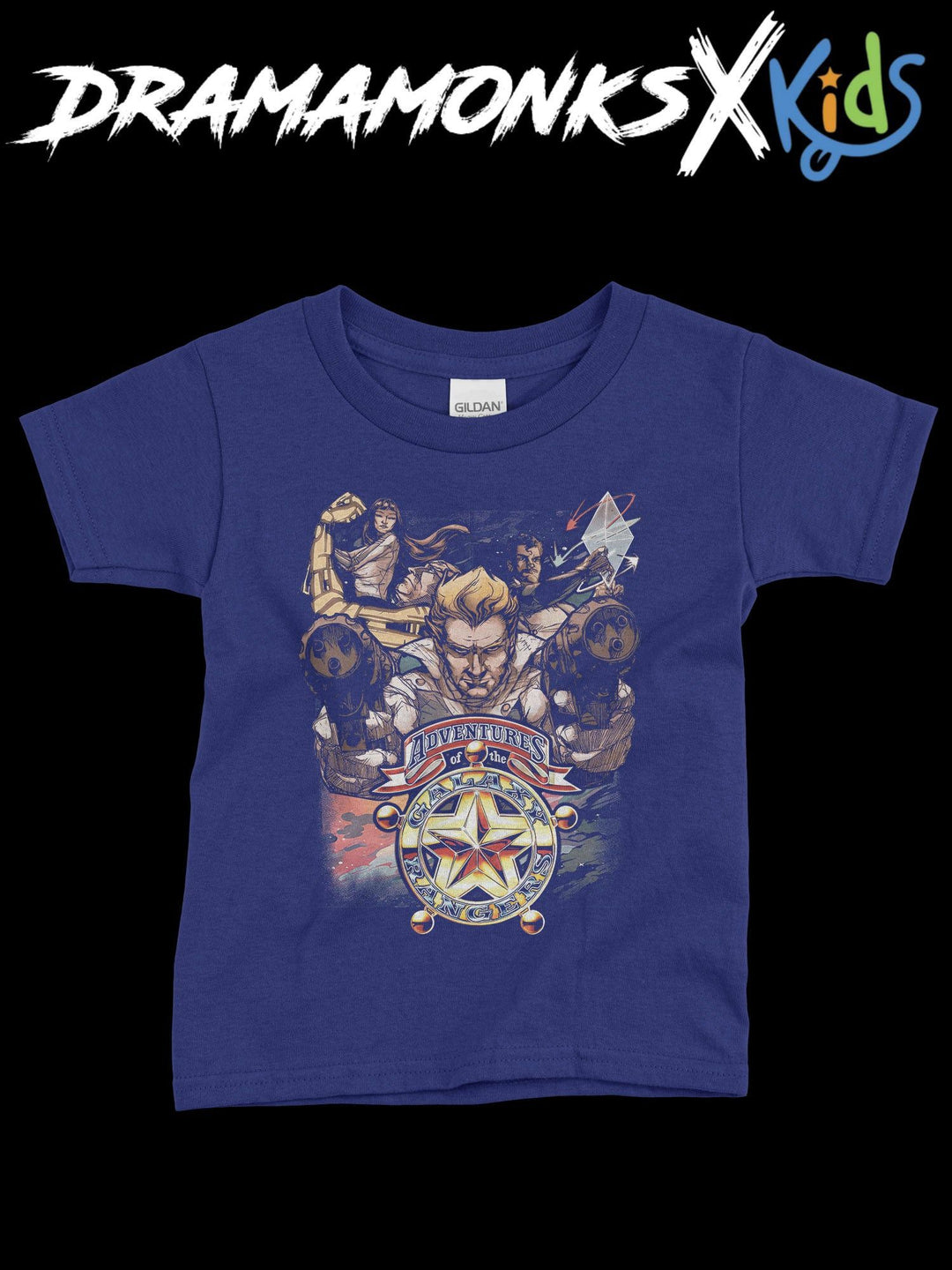 T-SHIRT FÜR KINDER "GALAXY RANGERS" - DRAMAMONKS