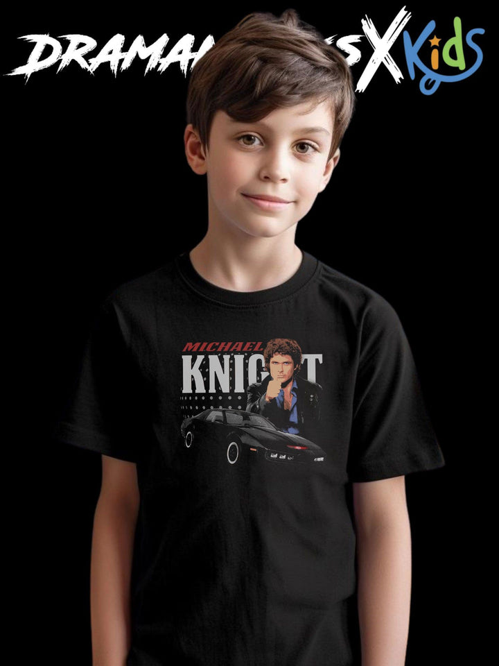 T-SHIRT FÜR KINDER "KNIGHT RIDER" - DRAMAMONKS