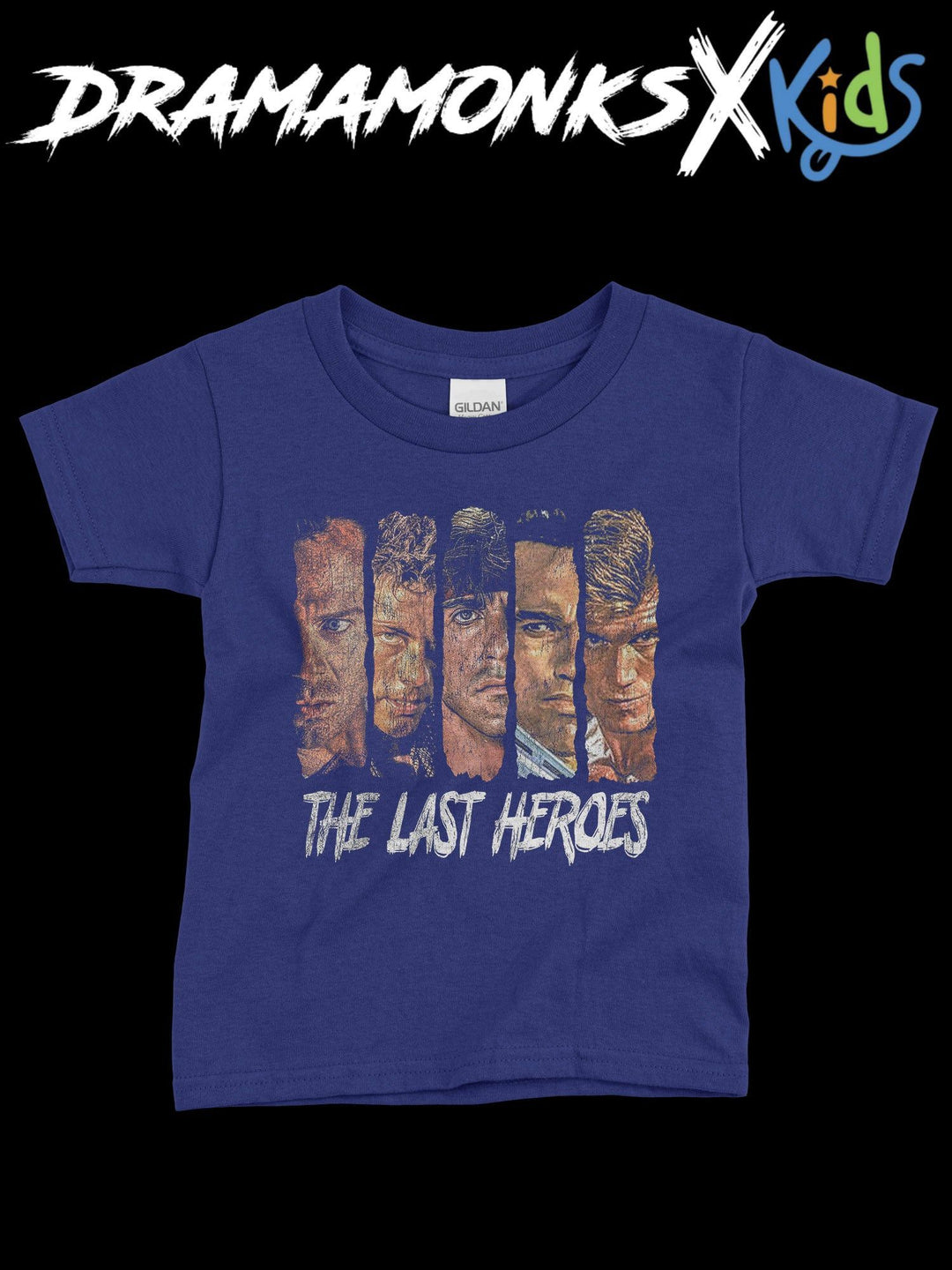 T-SHIRT FÜR KINDER "LAST ACTION HEROES" - DRAMAMONKS