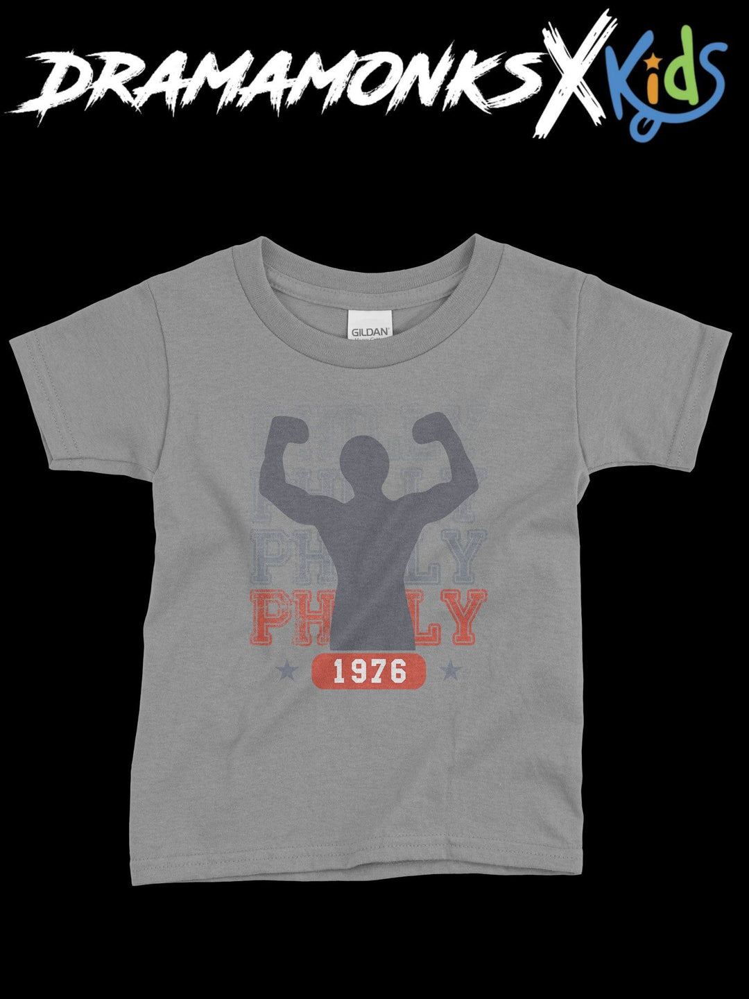 T-SHIRT FÜR KINDER "ROCKY" - DRAMAMONKS