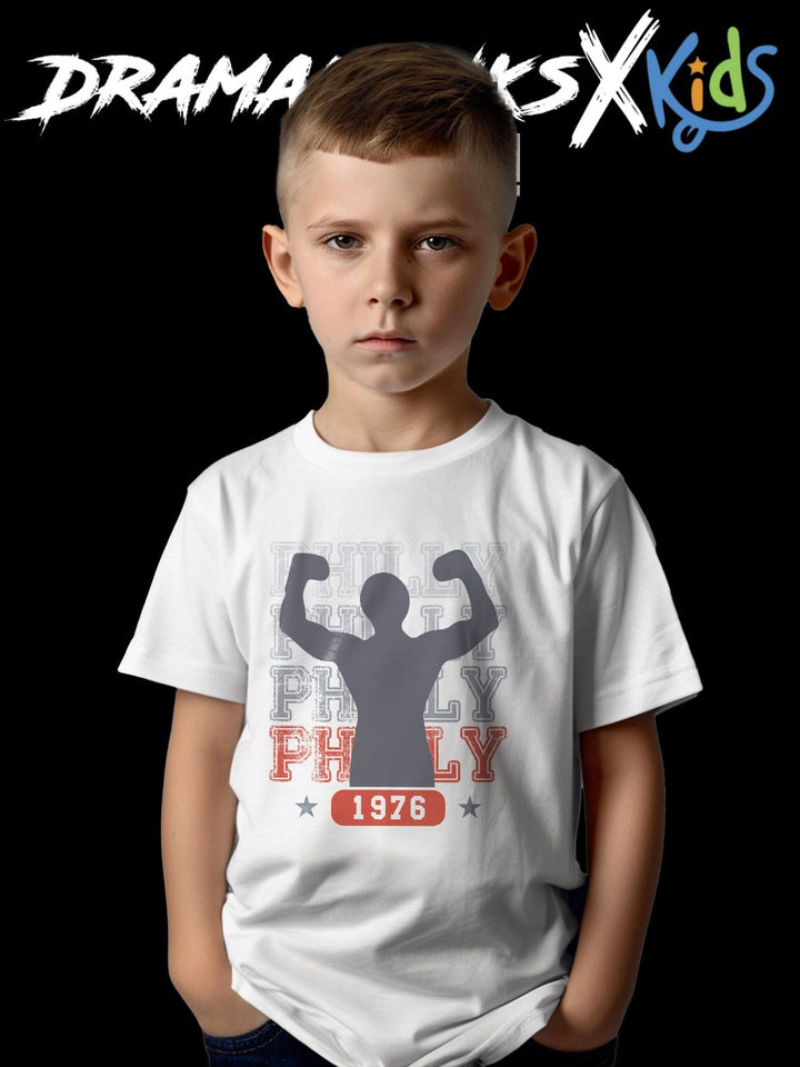 T-SHIRT FÜR KINDER "ROCKY" - DRAMAMONKS