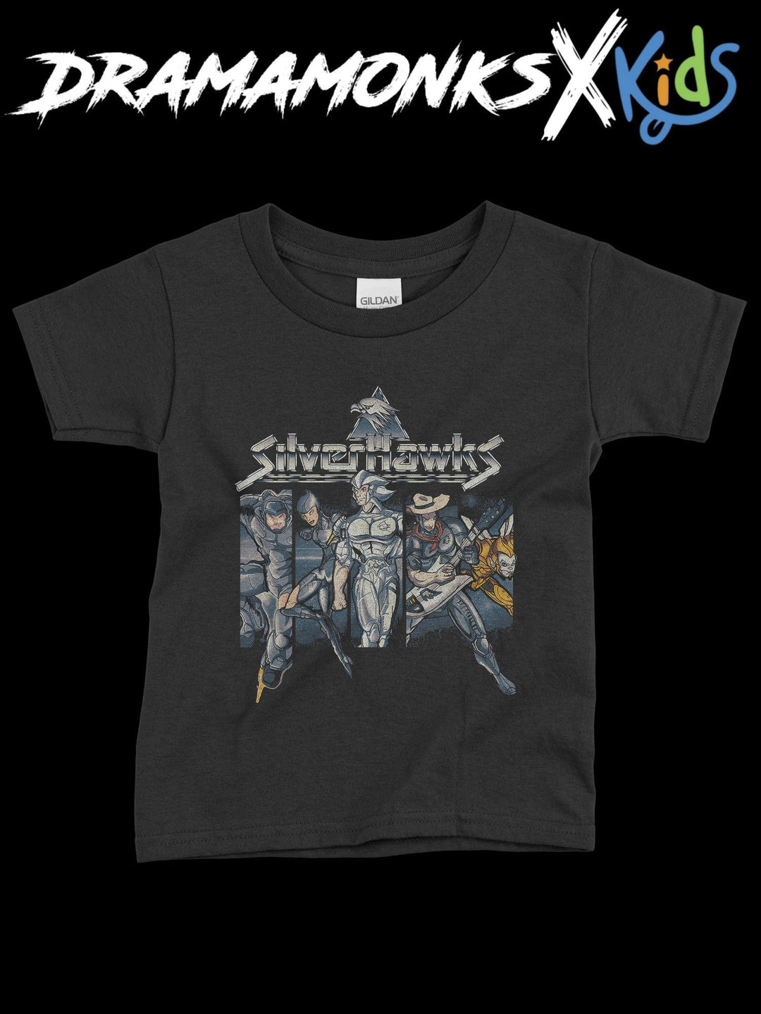 T-SHIRT FÜR KINDER "SILVERHAWKS" - DRAMAMONKS