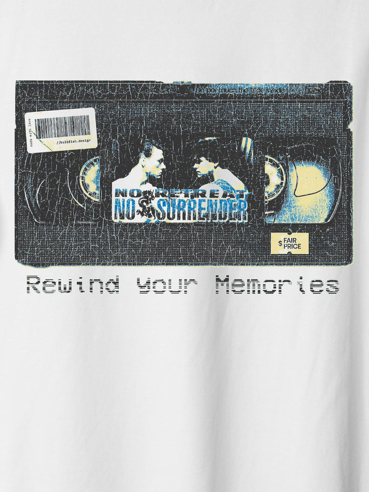VHS REWIND YOUR MEMORIES KARATE TIGER | NO RETREAT NO SURRENDER | JCVD JEAN-CLAUDE VAN DAMME | SWEATSHIRT & HOODIE - DRAMAMONKS