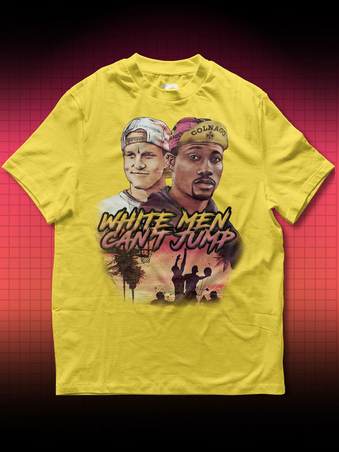 WHITE MEN CAN'T JUMP - WEIßE JUNGS BRINGEN'S NICHT | WESLEY SNIPES & WOODY HARRELSON | T-SHIRT - DRAMAMONKS