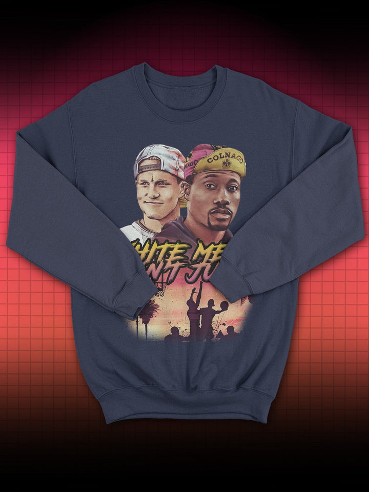 WHITE MEN CAN'T JUMP | WEISSE JUNGS BRINGEN'S NICHT WESLEY SNIPES | SWEATSHIRT - DRAMAMONKS