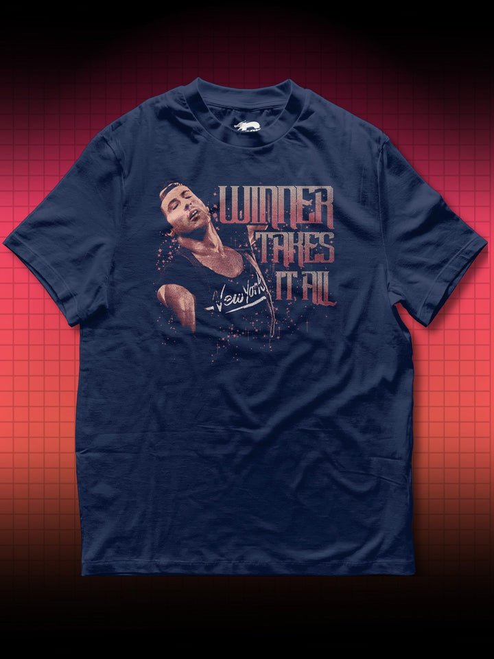 WINNER TAKES IT ALL LINCOLN HAWK | OVER THE TOP SYLVESTER STALLONE 80S RETRO | T-SHIRT - DRAMAMONKS