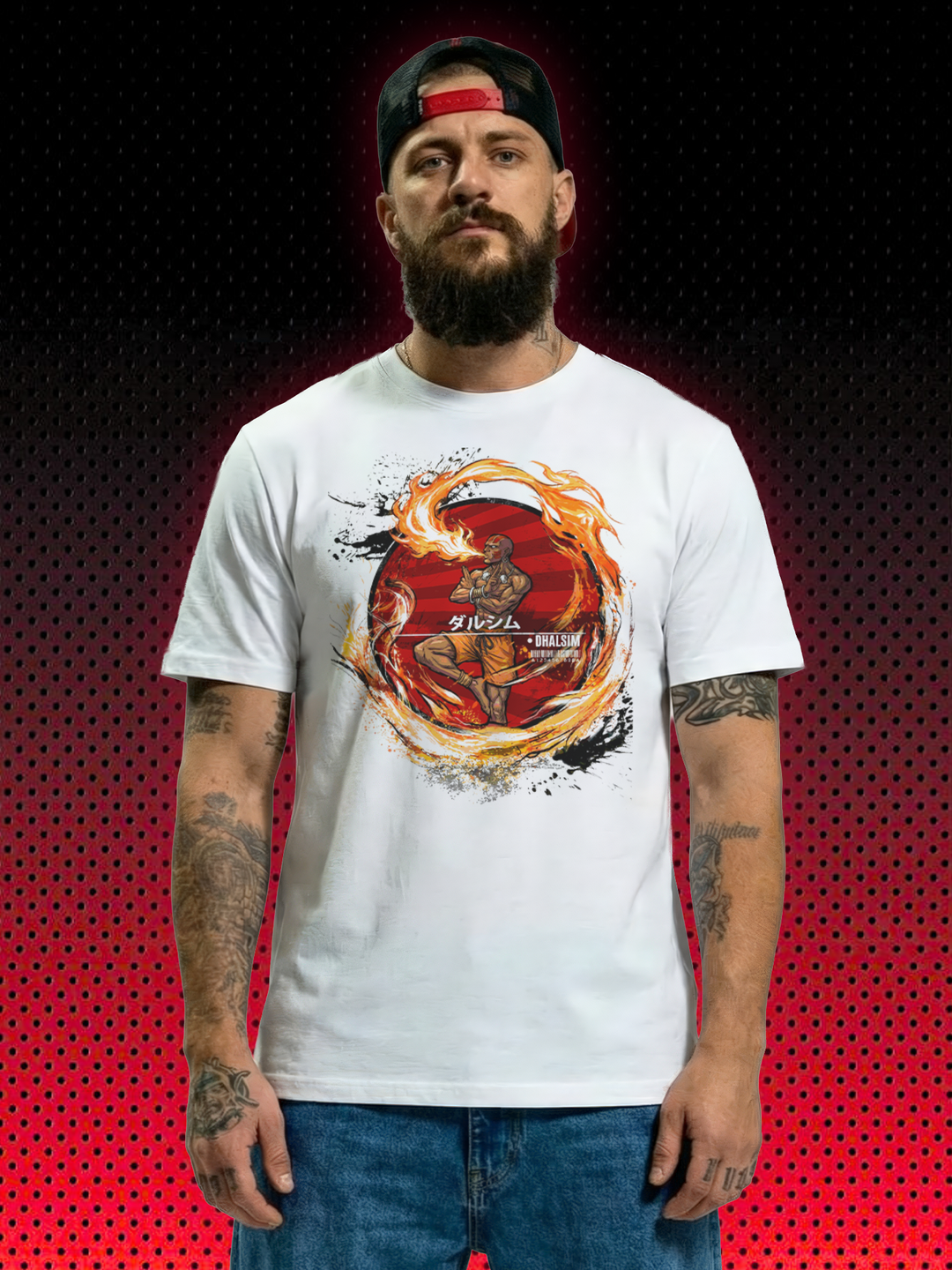 DHALSIM YOGA FIRE | T-SHIRT