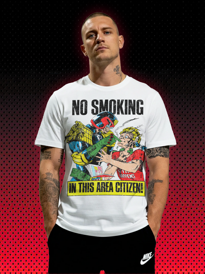 NO SMOKING JUDGE DREDD | T-SHIRT