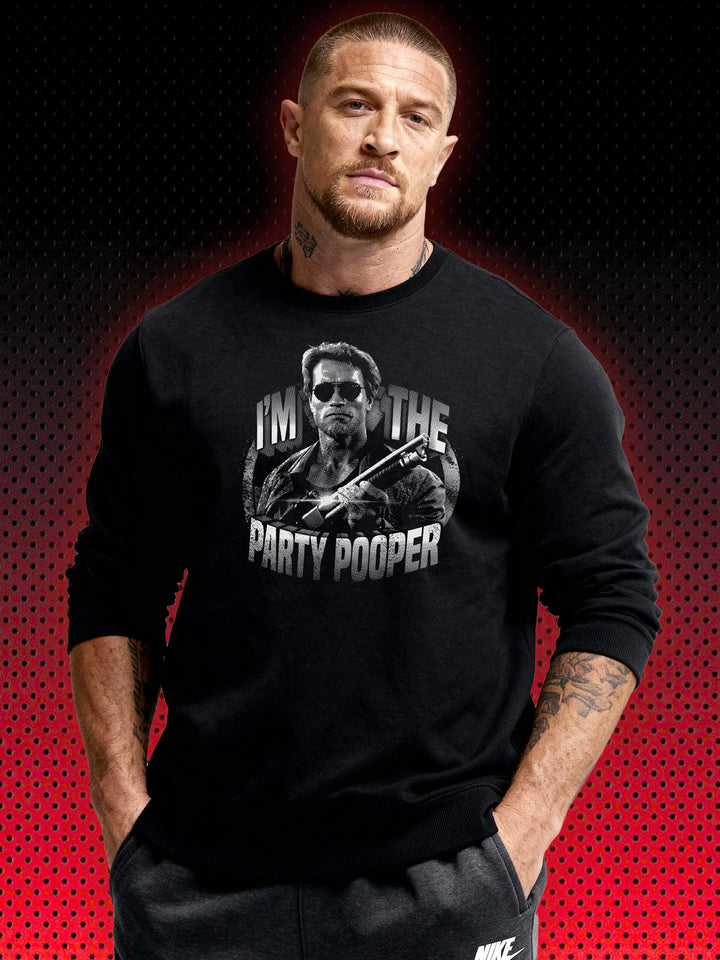 I AM THE PARTY POOPER - KINDERGARTEN COP | ARNOLD SCHWARZENEGGER | SWEATSHIRT &amp; HOODIE